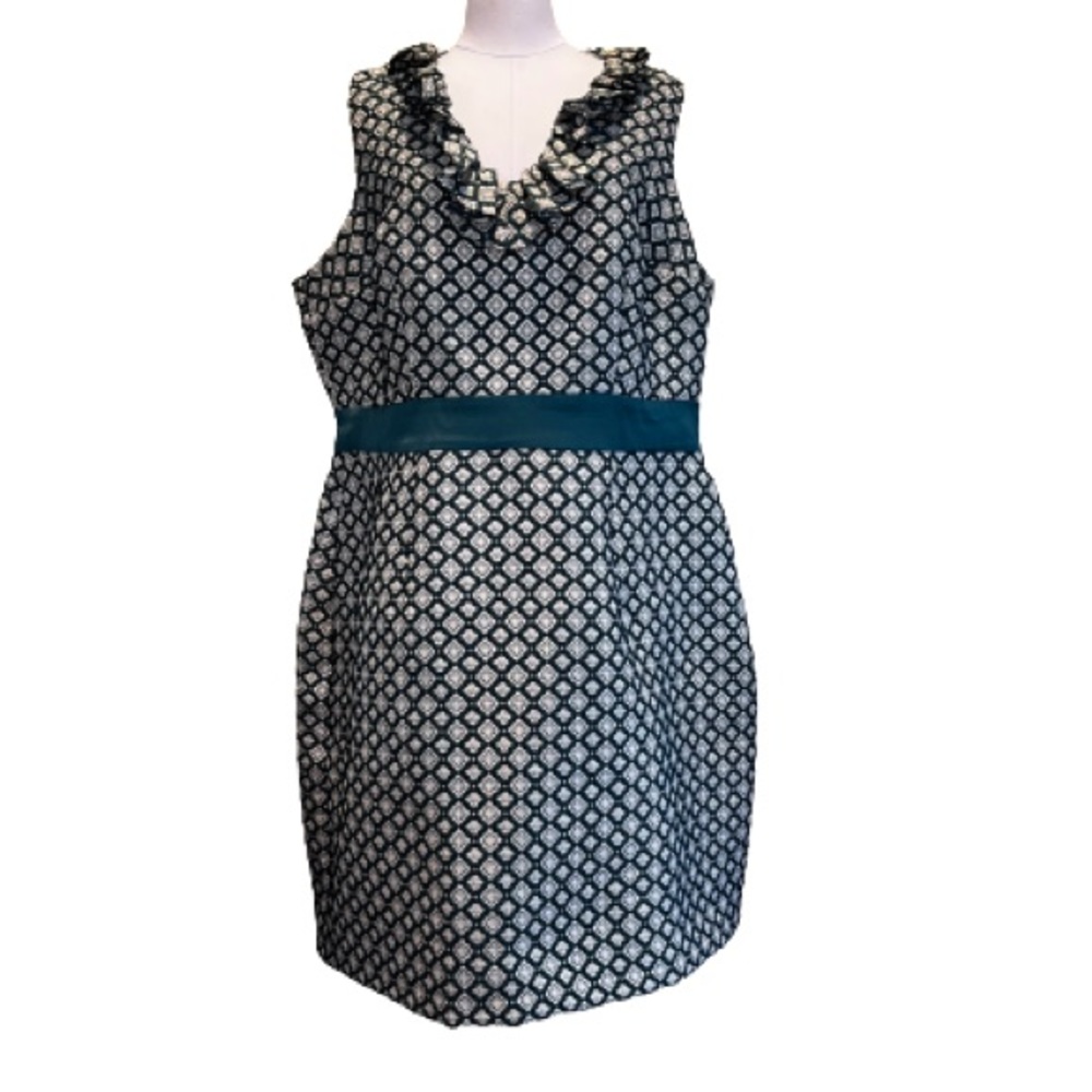 ModCloth x Anna Sui Admiring Eyes Jacquard Brocade Dress. Size 20